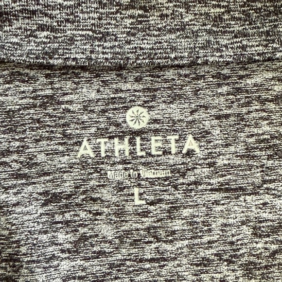Athleta Running Wild Half Zip Pullover Activewear Sweater Women's Size L - Picture 7 of 10
